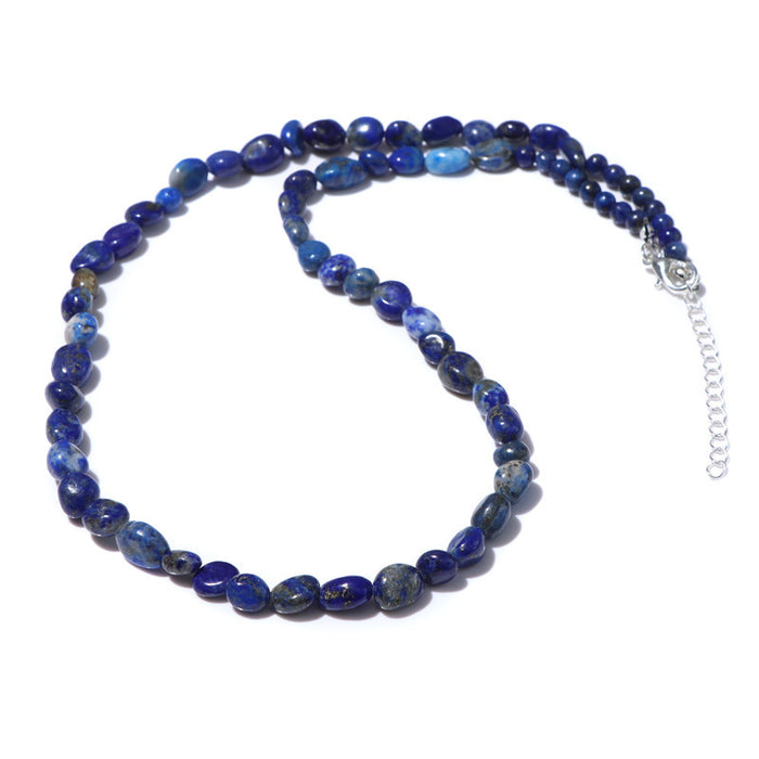 Wholesale Stone necklace irregular natural stone handmade jewelry sweater chain