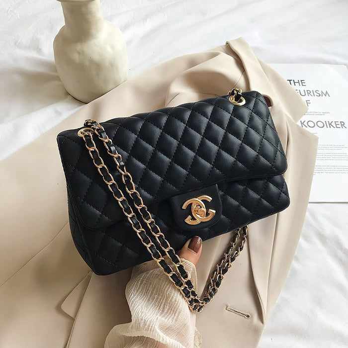 Wholesale PU Diamond Chain Shoulder Bag JDC-SD-Longy003