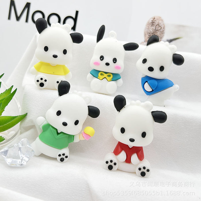 Wholesale Cartoon  Keychain Doll Pendant Cream Glue Phone Case