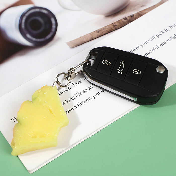 Wholesale Fruity PVC Keychain Chic Decorative Accessory for Bag Charm or Gift MOQ≥2