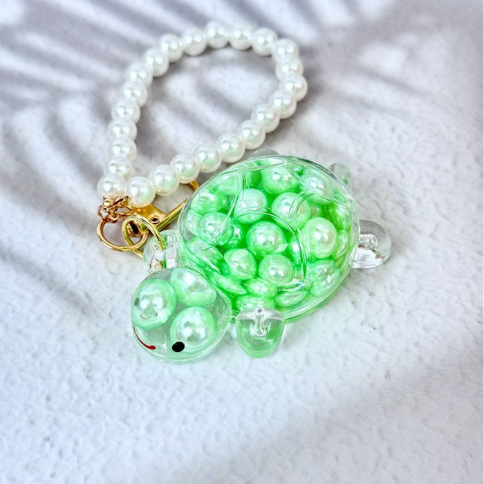 Wholesale Oil-filled quicksand turtle keychain