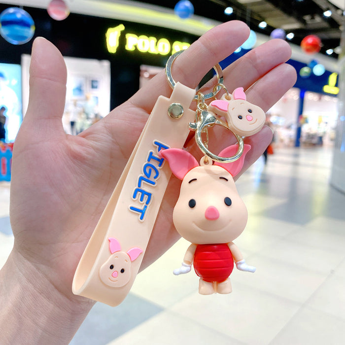 Wholesale cartoon keychain, car keychain, backpack pendant, doll