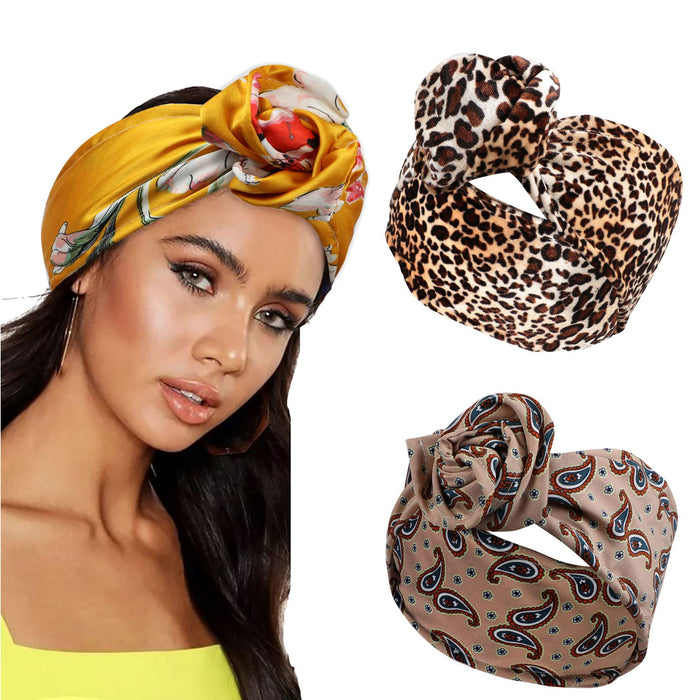 Wholesale Fabric Printed Wire Headband JDC-HD-Jint002