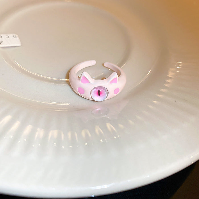 Wholesale Funny ring, niche design, cartoon personality