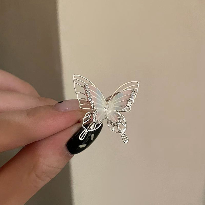 Wholesale Pearl ring, women's autumn and winter cute cartoon high-end feeling, index finger ring, children's fun ring