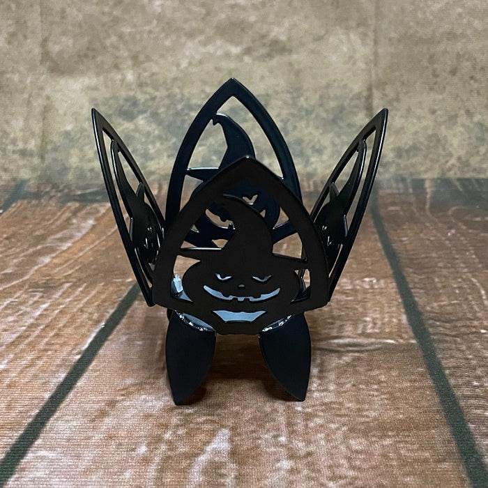 Wholesale Halloween Metal Iron Pumpkin Candle Table Decoration JDC-OS-YFT004
