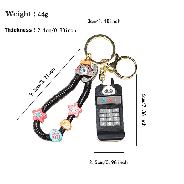 Wholesale Mini Mobile Doll Creative Keychain Pendant
