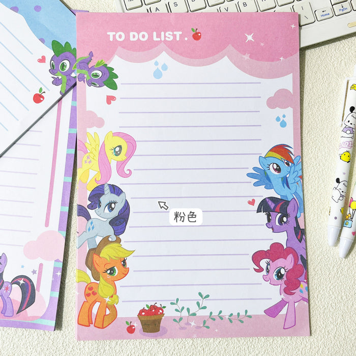 Wholesale Cute Cartoon Pink Tear-Off Notebook 30 Sheets Student School