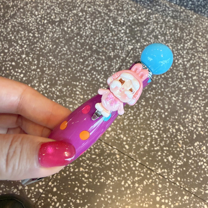 Wholesale Cute cartoon children' s push-button ballpoint pen