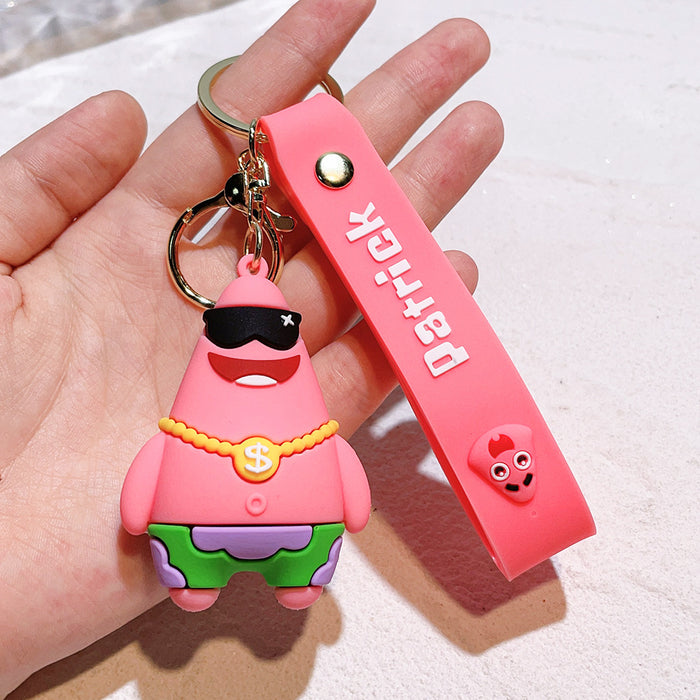 Wholesale Halloween Cartoon Silicone Doll Keychain JDC-KC-QiChao054