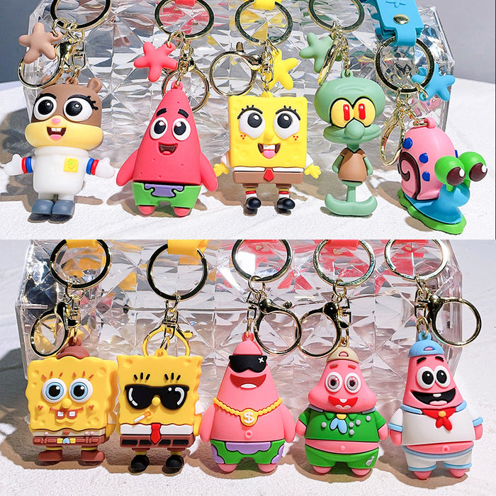 Wholesale Halloween Cartoon Silicone Doll Keychain JDC-KC-QiChao054