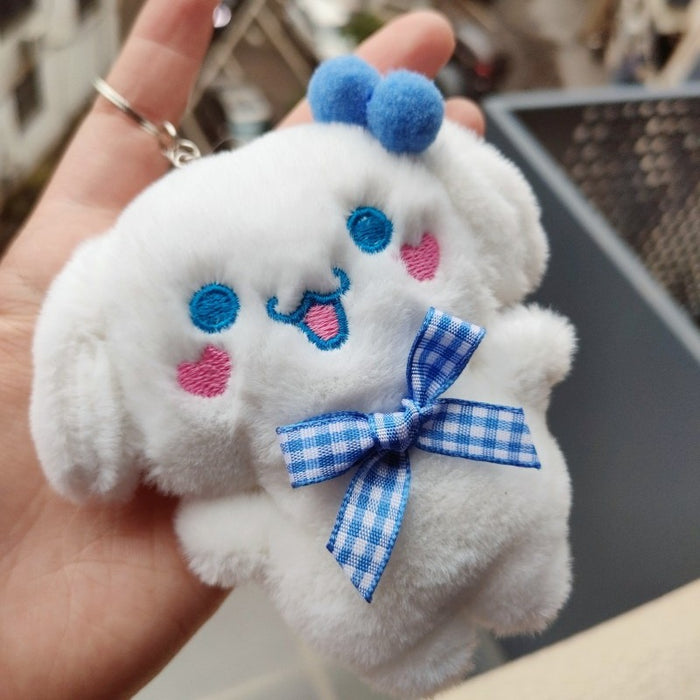 Wholesale Cute Kuromi Plush Doll 4-inch Grabber Doll Cartoon Yugui Dog Bag Pendant JDC-KC-RC002