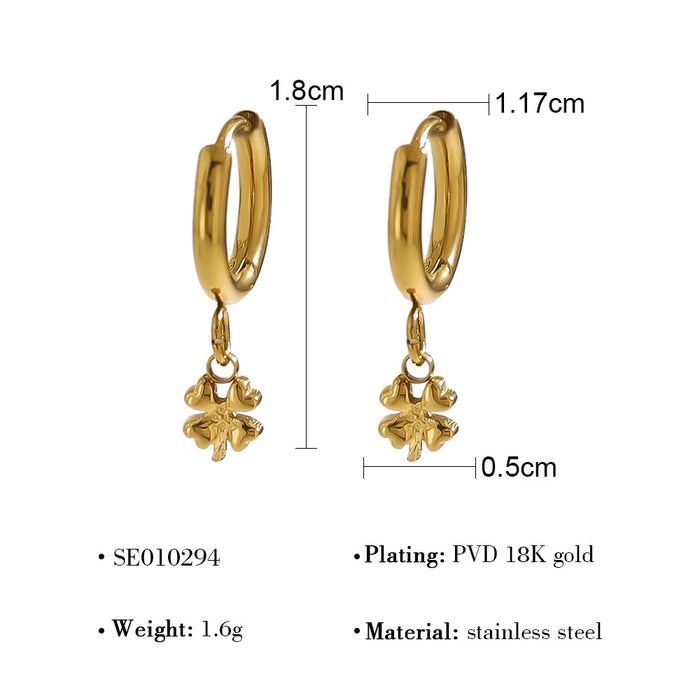 Wholesale Geometric Ear Buckle Fan-shaped Butterfly Diamond Ring Earrings Women's Earrings