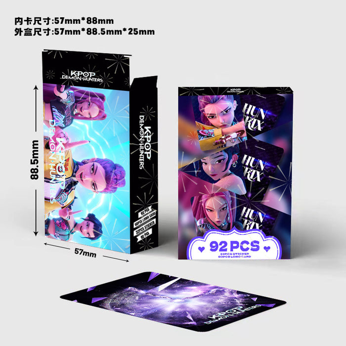 Wholesale 92Pcs cards double-sided cards  boxed collection cards  photo cards  greeting cards  bookmarks