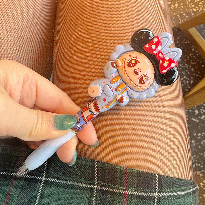 Wholesale Funny little rabbit presses neutral pen quick drying ballpoint pen