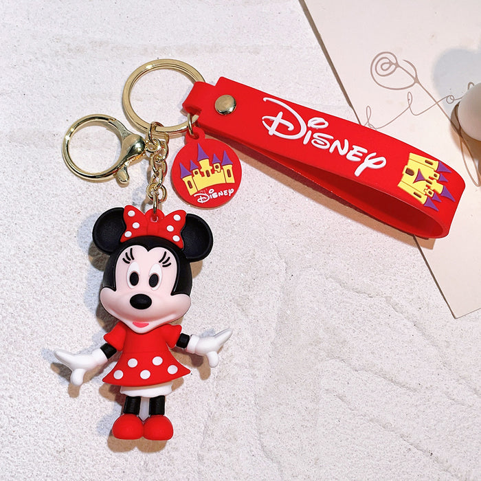 Wholesale Cute Cartoon Silicone Keychain Bag Ornaments JDC-KC-QiWei041