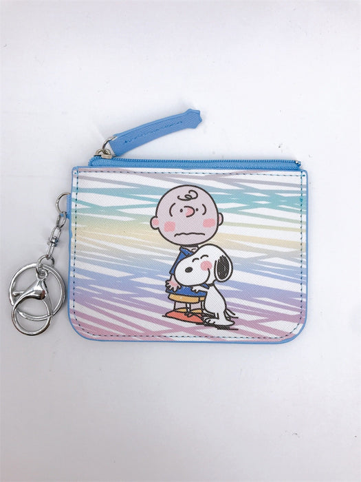 Wholesale Student Cartoon Leather Wallet with Keychain