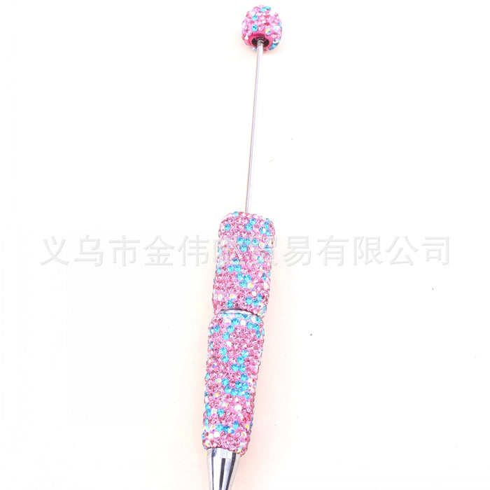 Wholesale Diamond Plastic Bead Pen JDC-PN-JinWD001