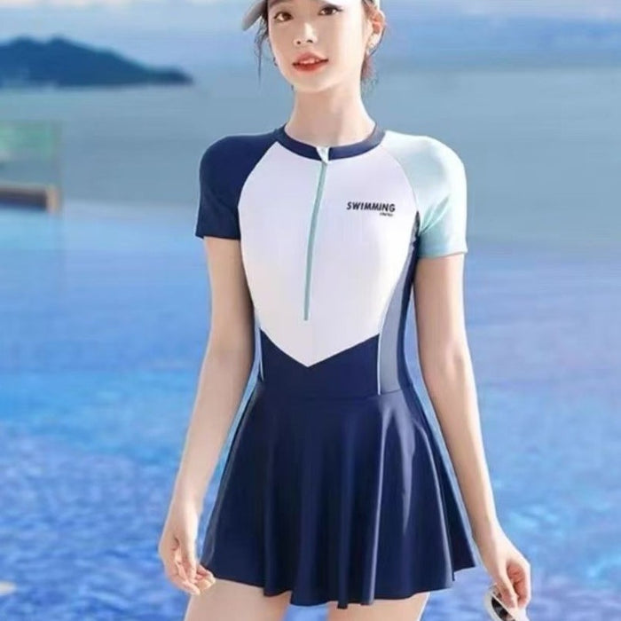 Wholesale New professional swimsuit for hot spring one-piece swimsuit