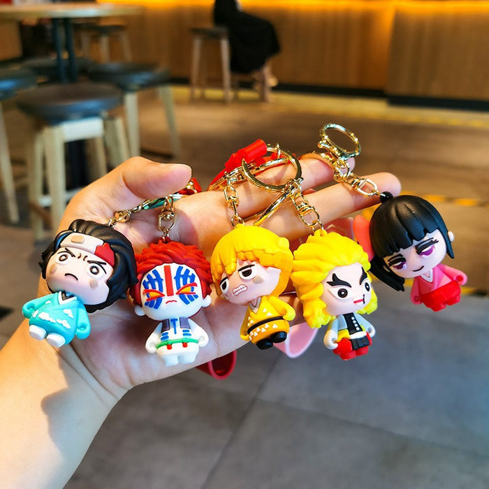 Wholesale Resin Creative Cartoon Anime Keychain JDC-KC-Shanm005