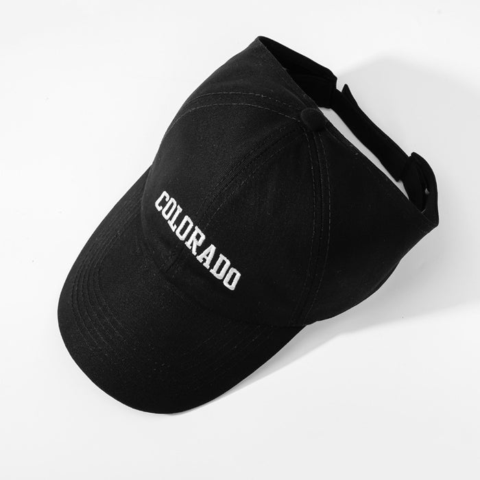 Wholesale Hat summer empty top running duckbill cap baseball cap sunshade sun hat