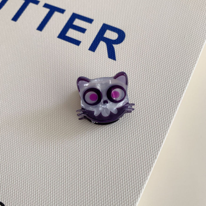 Wholesale  Fun Small Clip Funny Ghost Pumpkin Black Bat Personalized Acrylic Hair Clip Hair Accessory