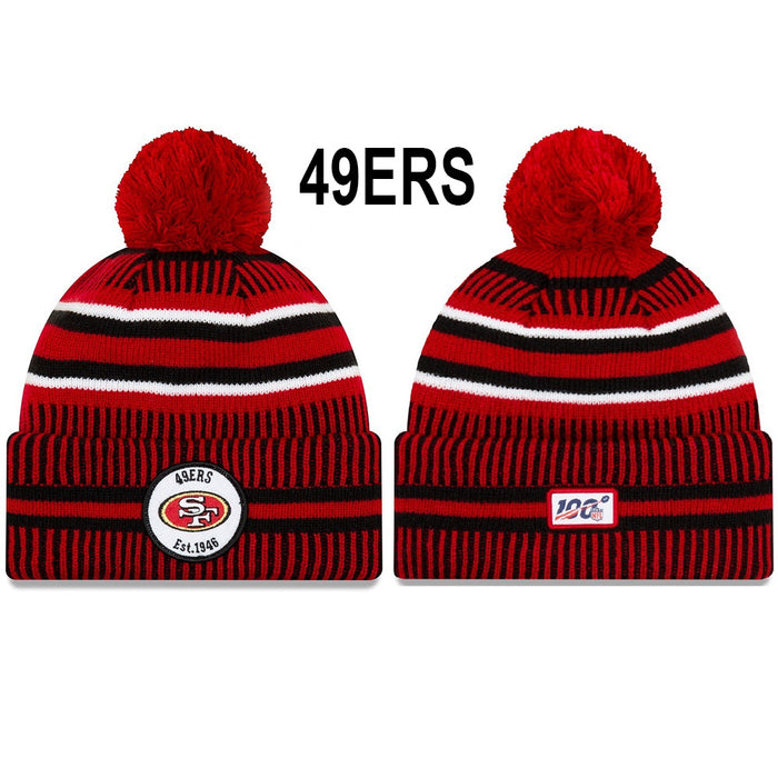 Wholesale European and American olive cap knitted sports round cap wool hat wool team cap League baseball cap