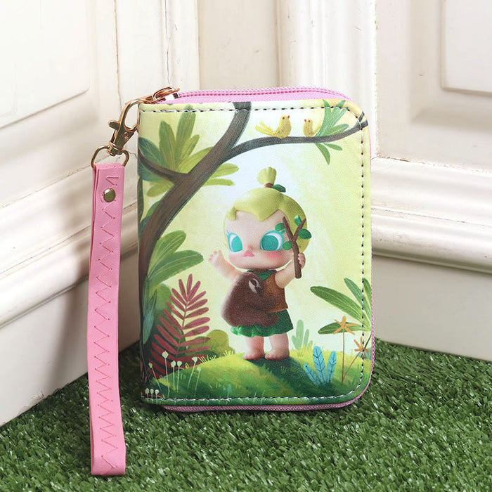Wholesale Cartoon Animation Surrounding  with Card Storage Bag for Boys and Girls Portable Coin Purse