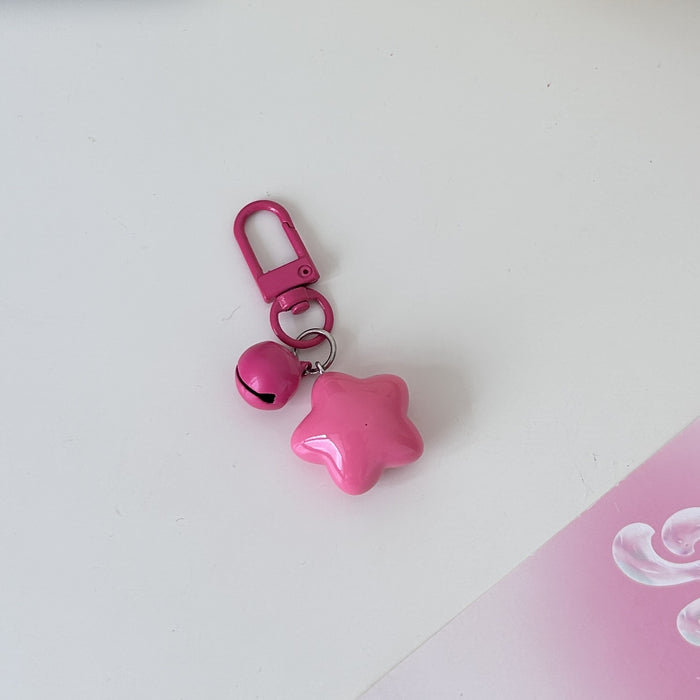 Wholesale Keychain fun and cute candy five-pointed star pendant