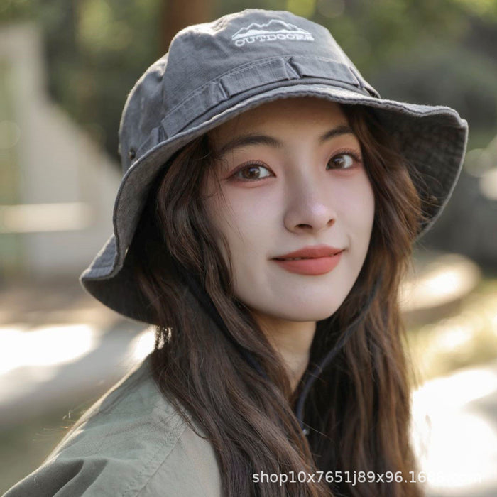 Wholesale Outdoor camping, hiking, new bike riding, windproof, sunshade, sun protection, fisherman hat, casual breathable basin hat