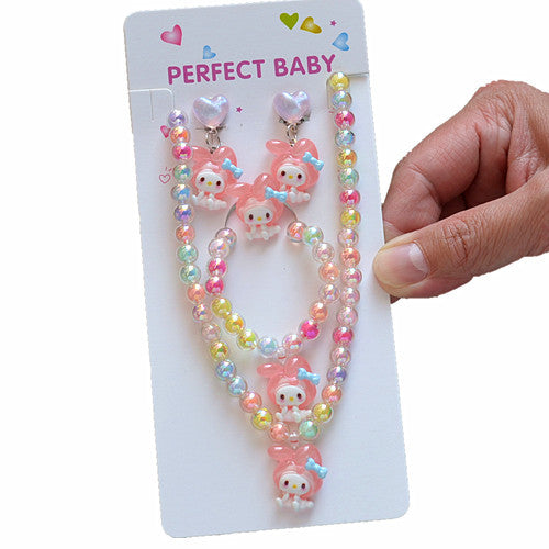 Wholesale Sweet Children Princess Jewelry Beaded Necklace