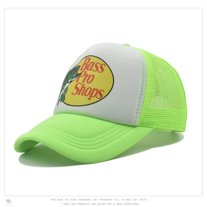 Wholesale Printed baseball cap summer net cap outdoor sunscreen sunshade driver cap