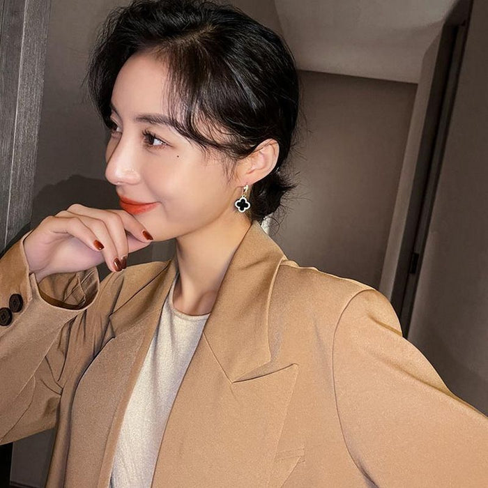 Wholesale Gold plated sparkling diamond zircon earrings