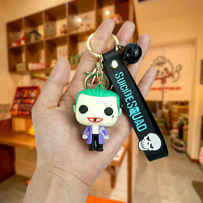 Wholesale Rubber Cartoon Doll Keychain JDC-KC-Yexiang013