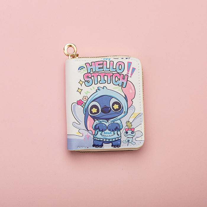 Wholesale Wallet short zipper student wallet small wallet coin purse card holder