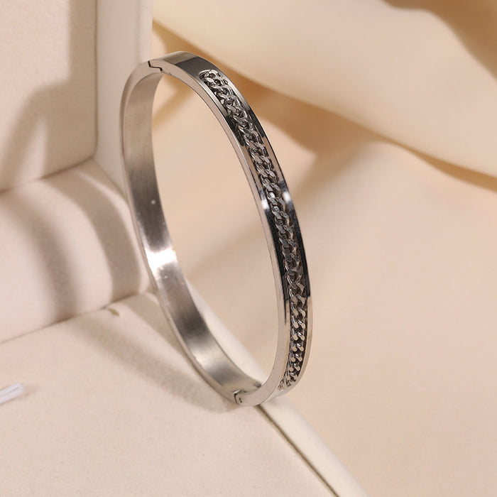 Wholesale Stainless Steel Diamond Bracelet JDC-BT-Xinj005