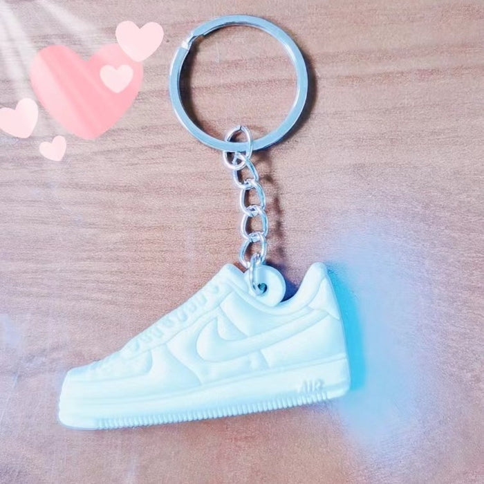 Wholesale Mini Sneakers Model Keychain  3D Key Chain Bag Accessories Pendant Key Ring