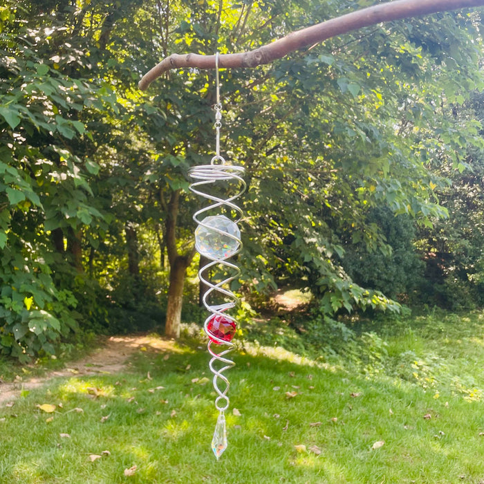 Wholesale Crystal Ball Rotating Wind Chimes Pendant