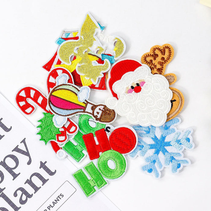 Wholesale Christmas Cloth Patch DIY Patches
