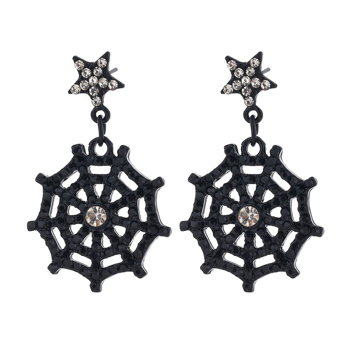 Wholesale -themed full rhinestone earrings