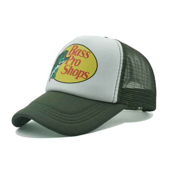 Wholesale Printed baseball cap summer net cap outdoor sunscreen sunshade driver cap