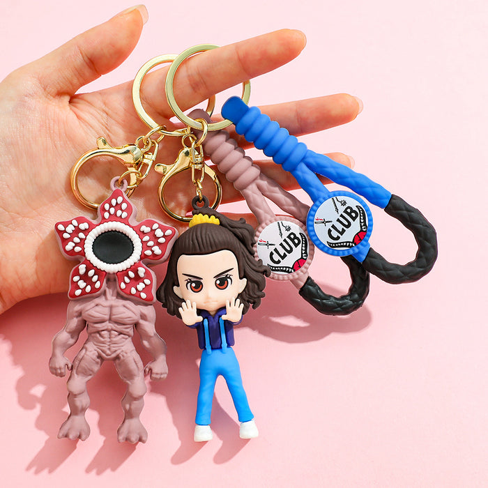 Wholesale Cartoon Creative Cute Silicone Keychain Pendant