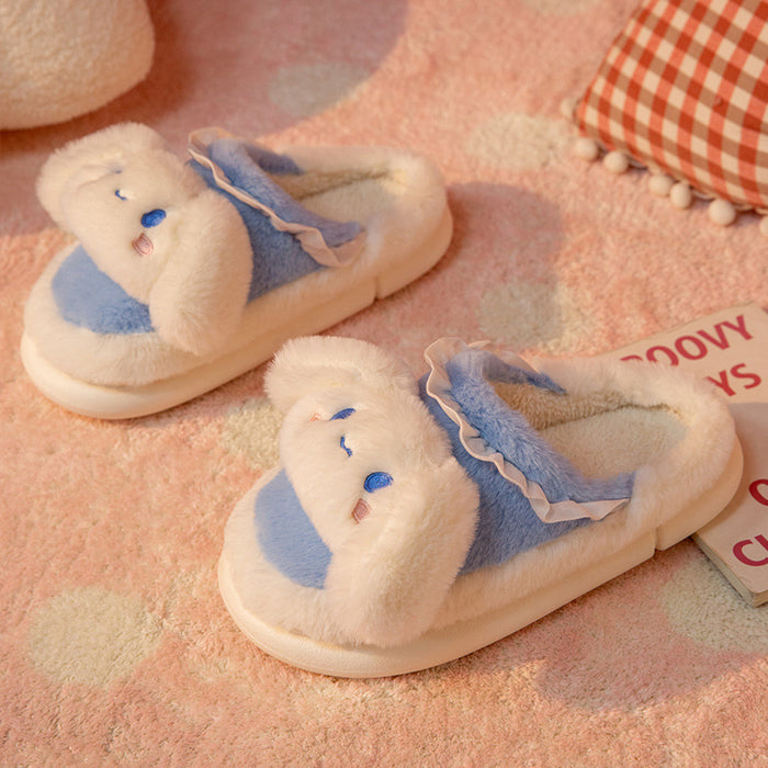 Wholesale EVA Plush Warm Thickened Soft Soled Slippers JDC-SP-Runj002