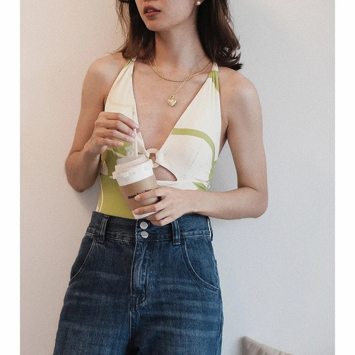 Wholesale Jumpsuit style sexy and slimming swimsuit for hot girls