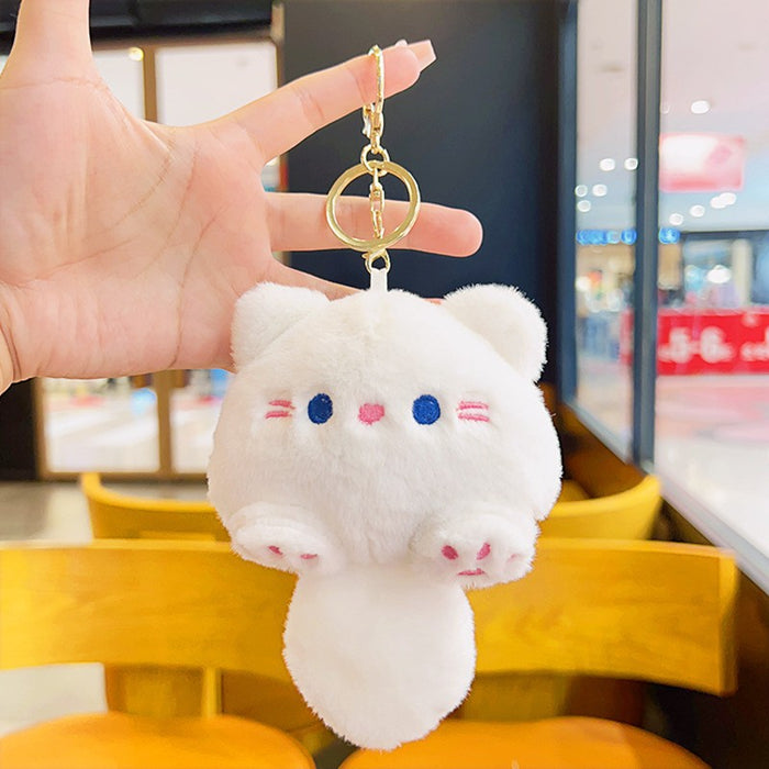 Wholesale Cute Cartoon Keychain School Bag Pendant Doll Gift Net Red Bag Pendant Doll Plush Keychain JDC-KC-YD092