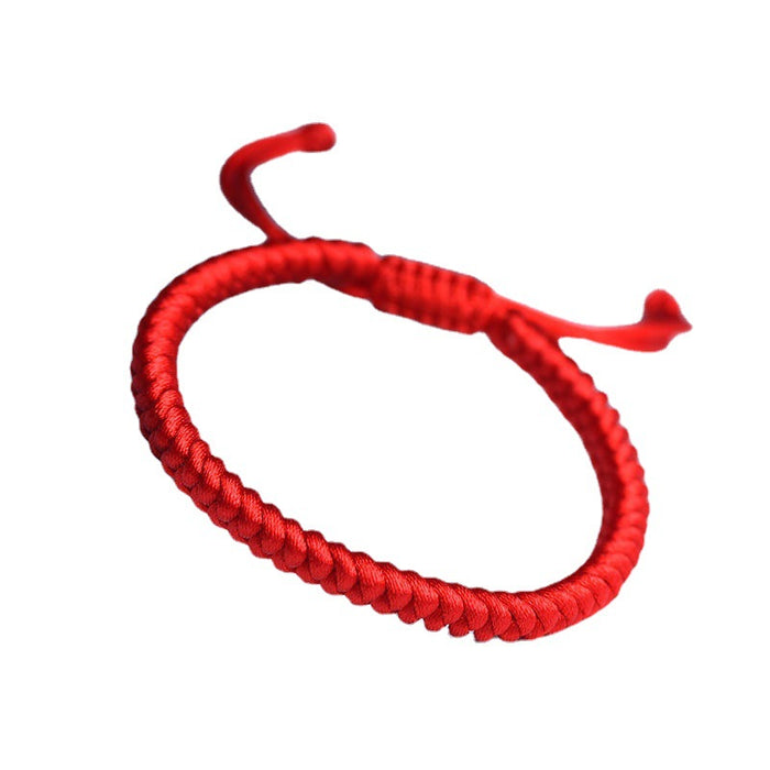 Wholesale Hand woven red rope bracelet