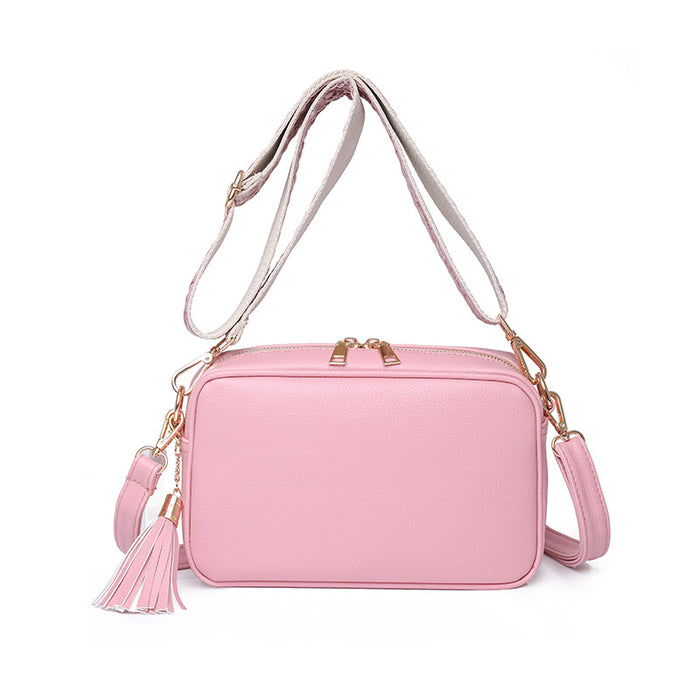 Wholesale Large Capacity PU Solid Color Shoulder Bag JDC-SD-YouYJ004