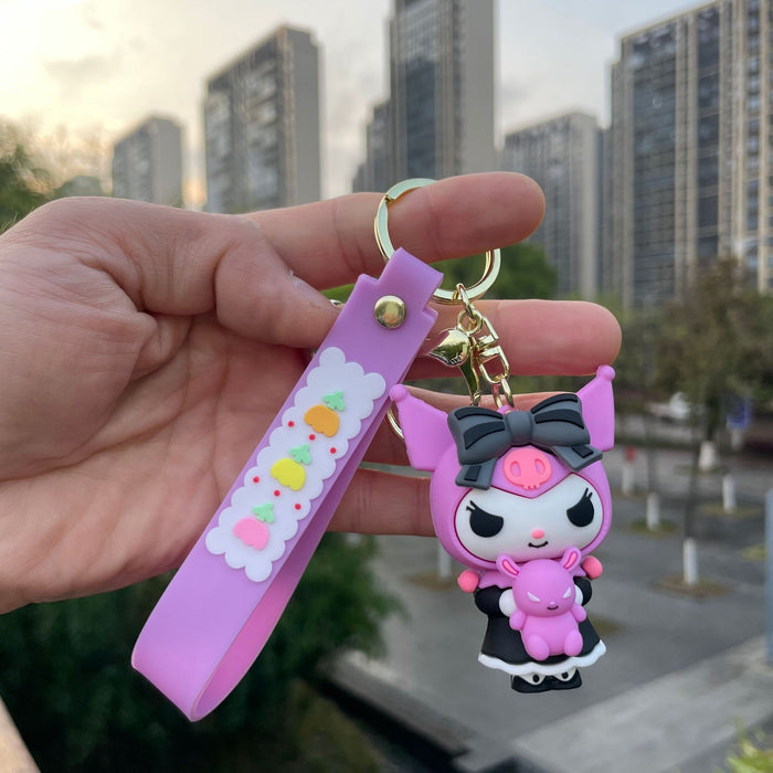 Wholesale Cartoon figurine hanging decoration creative keychain backpack pendant