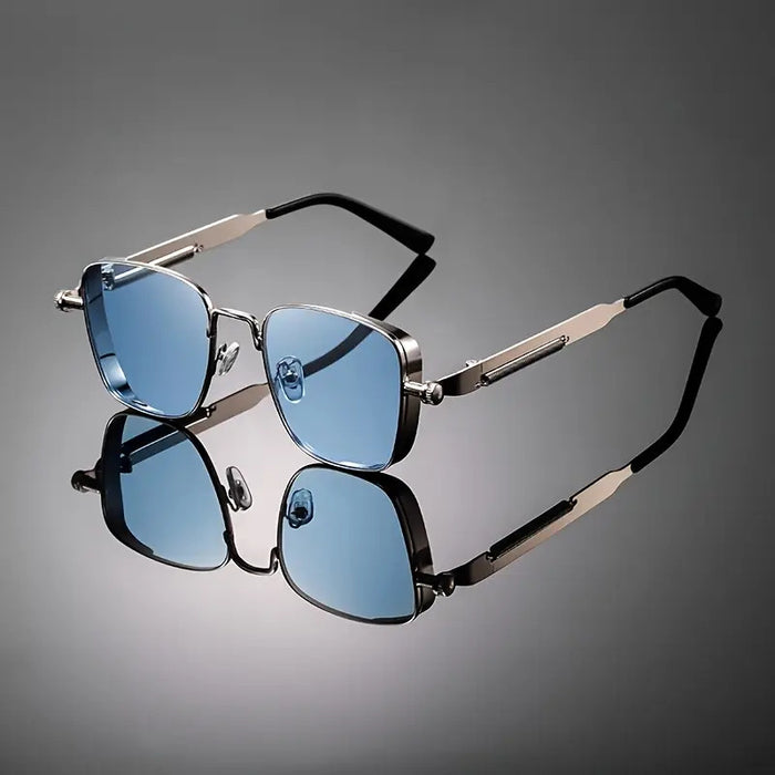 Wholesale New retro box metal sunglasses