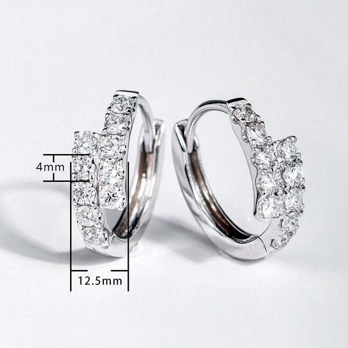 Wholesale Simulation Diamond Set 4m Zircon Double Row Design